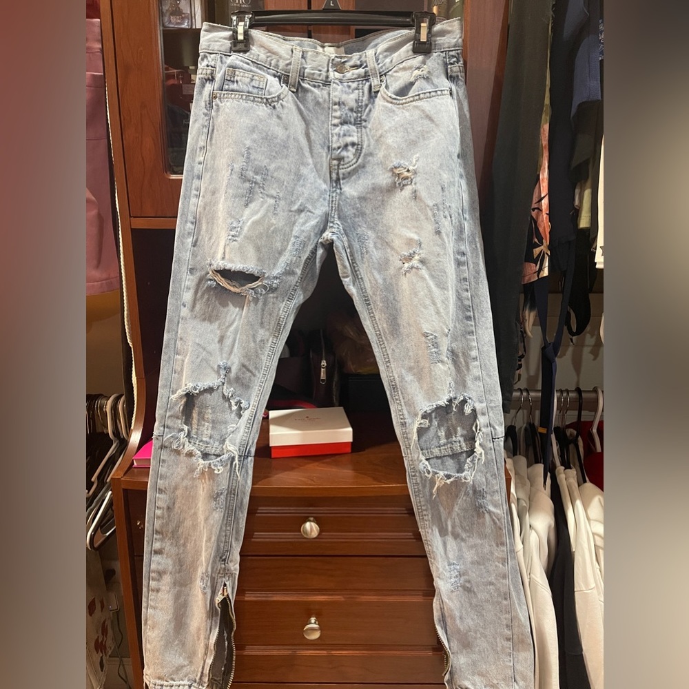 Fear of God Fourth Collection Distressed Jeans Size 30